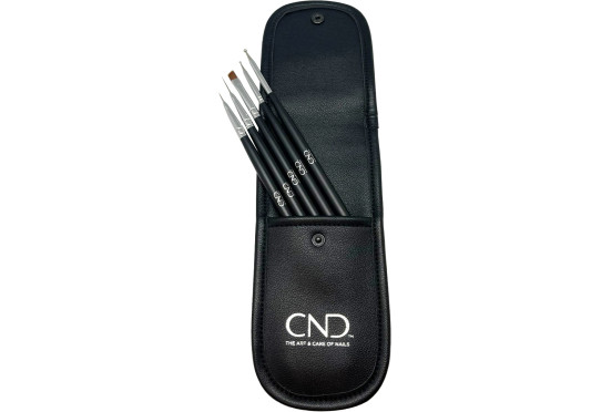 Набор кистей для дизайна ногтей CND Nail Brush Set 5 шт.