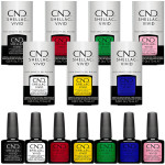 Набор гель-лаков CND Shellac VIVID 7 шт. + набор кистей CND в подарок! Фото 3