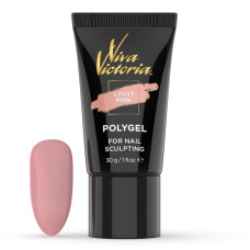 Ніжно-рожевий полігель для нарощування нігтів Viva Victoria™ Polygel Light Pink №04 30 г