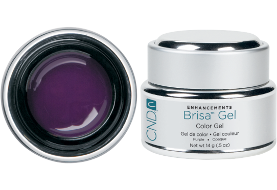 Кольоровий гель для дизайна нігтів Brisa Gel Purple Opaque Color (14г) Фото 1