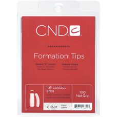 Прозорі типси CND™ Clear Formation Tips (100шт. / Уп)