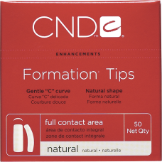 Натуральні тіпси CND™ Natural Formation Tips №6 (50шт. / Уп)