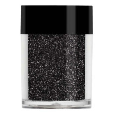 Черный металлический микро-глиттер Lecente™ Black Ultra Fine Glitter (8г)