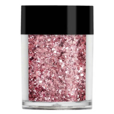 Розовый мульти-глиттер Lecente™ New York Pink Multi Glitz Glitter (6 г)