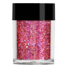 Розовый голограммный мульти-глиттер Lecente™ Fairytale Super Holo Multi Glitz Glitter (8г)