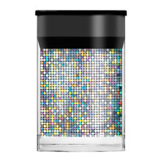 Срібна Голографічна фольга Lecente™ Silver Mosaic Nail Foil (1,5м)