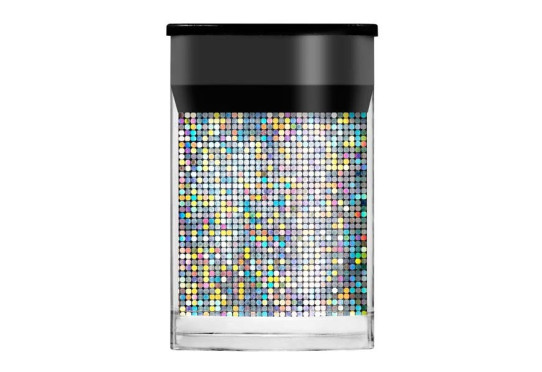 Срібна Голографічна фольга Lecente Silver Mosaic Nail Foil (1,5м) Фото 1