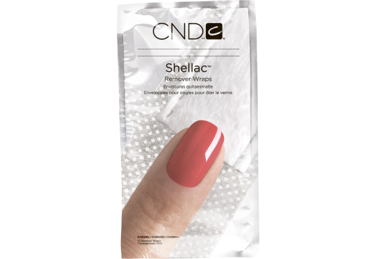 Самоклеющие спонжи CND Shellac Remover Wraps (10шт./уп) Фото 1