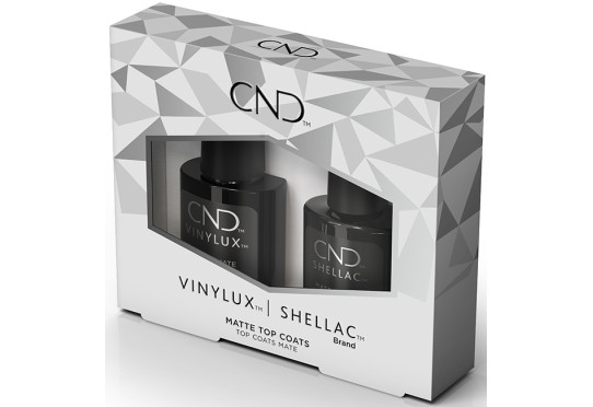 Набор закрепителей Shellac and Vinylux Matte Top Coat Duo Фото 1